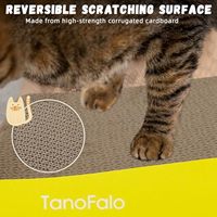 Griffoir pour chat en carton ondulé durable, design moderne, motif dauphin, populaire, meilleures ventes, modèle 2