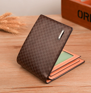 Cartera de Cuero PU Vintage para Hombre, Cierre Abierto, Sección Corta, Clip para Billetes, Tarjetero, Monedero para Mujer - Venta al por Mayor - Product Image 4