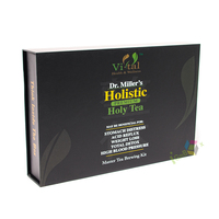 Negro mate de lujo con caja de embalaje UV Spo brillante Caja de regalo magnética con tapa