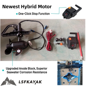 Nouveau <span class=keywords><strong>moteur</strong></span> électrique hybride 12V/24V en aluminium léger et haute efficacité avec arrêt à un bouton pour kayak à pédales <span class=keywords><strong>de</strong></span> pêche, bloc anodique - Product Image 1