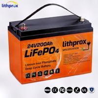 Batterie pour trottinette électrique 24V200AH 100AH 120AH 150AH 200AH 300AH 2.4KWh 2.88KWh 3.6KWh 4.8KWh 7.2KWh Technologie LFP Avancée