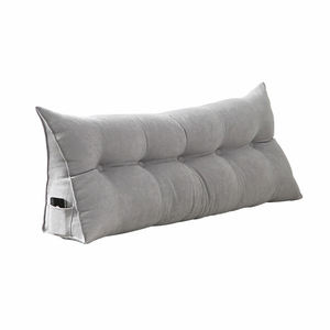 Soutien du dos Velours Triangle Dossier Lit Repos Wedge Oreiller Réglable Tête <span class=keywords><strong>De</strong></span> Lit Oreiller Avec <span class=keywords><strong>Housse</strong></span> Amovible Canapé - Product Image 1