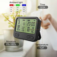 Capteur d'humidité du sol sans fil 4-en-1 intelligent pour plantes, testeur de fertilité, de luminosité et de température, moniteur d'humidité de jardin Tuya en ABS
