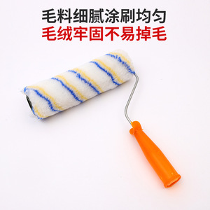 ลูกกลิ้งทาสีแบบโฟม วงกลม พร้อมโครงเหล็ก สำหรับทาสีผนัง DIY ใช้ได้กับสีลาเท็กซ์ กาวกระเบื้อง และสารเคลือบกันน้ำ - Product Image 2
