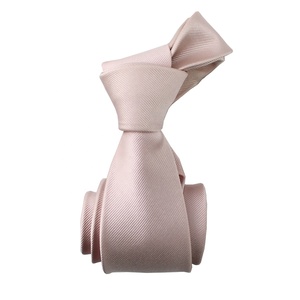 Shengzhou Fabricant Vente en gros Cravate personnalisée Jacquard tissé gros-grain <span class=keywords><strong>Repp</strong></span> couleur unie luxe hommes 100% Cravates en soie Nude - Product Image 1
