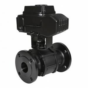 วาล์วบอลไฟฟ้าแบบมีมอเตอร์ COVNA รุ่นสั่งซื้อยุติเร่งด่วน ขนาด 3 นิ้ว 3 ทาง แบบ L-Port  วัสดุ CF8M สแตนเลส ชนิดหน้าแปลน - Product Image 3