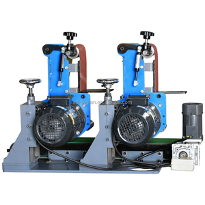HF Küçük Boyutlu Otomatik Paslanmaz Çelik Çapak Alma ve Yüzey Parlatma Makinesi 2.2kW 100kg Kullanımı Kolay - Product Image 1