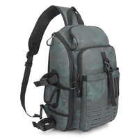 Sac à bandoulière personnalisé BSCI pour le camping en plein air, la randonnée, l'escalade, le cyclisme, la pêche, en polyester