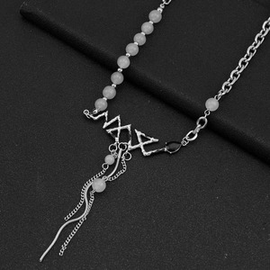 2026 Hot Selling Sweet Simple Style <b>Titanium</b> Steel Square Shaped Pendant Necklace Unisex's Necklaces Wholesale Jewelry Trendy - Product Image 1