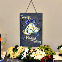 Leisteenplank van 12 inch, zwarte charcuterieplank, natuurlijke leisteensteenplaat, gastronomische serveerschaal voor vlees, fruit en feesten