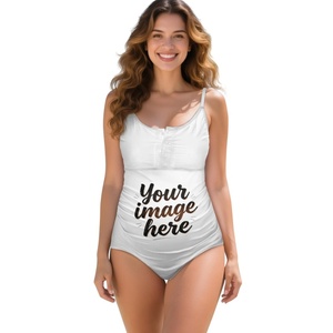 <span class=keywords><strong>Maillot</strong></span> de bain de maternité personnalisé pour femmes enceintes, vêtements de plage pour femmes enceintes, <span class=keywords><strong>maillot</strong></span> de bain de maternité grande taille - Product Image 1