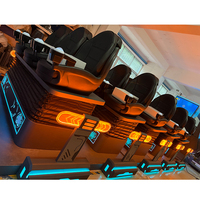 VR Warship 2026, Nuevo Entretenimiento AR/VR, Simulador de Montaña Rusa 5D para 9 Personas, Máquina de Juegos de Arcade 3D, Simulador de Vuelo 7D