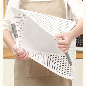 Cesta de almacenamiento de artículos diversos de plástico duradero de fábrica al por mayor para aperitivos domésticos y organizador de juguetes caja contenedor de bebidas - Product Image 6