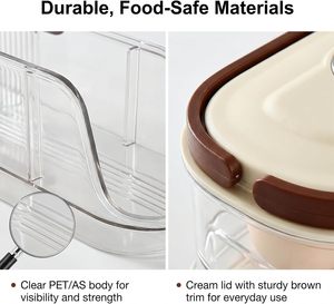 3-Tier Self-Rolling Durable Eco-Friendly Plastic Egg Organizer with Modern Design for Kitchen <b>Fridge</b> - Product Image 4