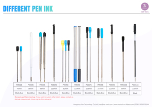 Bolígrafos de Metal Personalizables para Material Escolar, con Logotipo Personalizado, Tinta Azul/Negra, Punta de 1.0 mm, Decorables con Diseño Floral - Product Image 6
