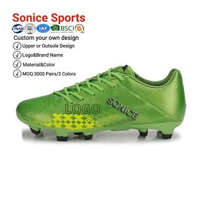 <span class=keywords><strong>Scarpe</strong></span> da calcio di colore verde per gli uomini, <span class=keywords><strong>scarpe</strong></span> da calcio HG per il bambino, <span class=keywords><strong>scarpe</strong></span> da calcio personalizzate - Product Image 1