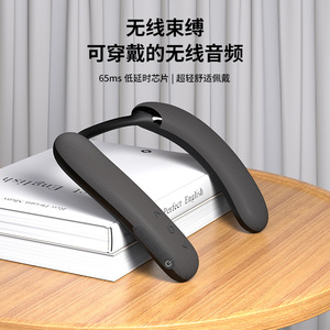Neckband Wireless Speaker With Tf Card Support Portable Outdoor Wearable Subwoofer Waterproof Fabric - Product Image 3