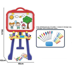Papan Lukis Multifungsi Berkualitas Tinggi, Papan Lukis Berdiri Dua Sisi, Mainan Papan Easel Anak - Product Image 3
