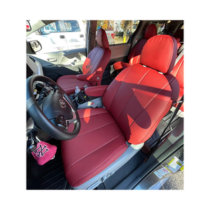 Xiangta - Juego Completo de Fundas de Asiento de Coche Personalizadas de Cuero Nappa de Lujo, Impermeables, para Toyota <span class=keywords><strong>Sienna</strong></span> 2021 2023, Accesorios - Product Image 6