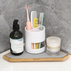 Accesorios de cocina con forma de triángulo, organizador de fregadero de cocina, Caddy, piedra arenisca seca, piedra de diatomita instantánea, fregadero de cocina, Caddy - Product Image 6