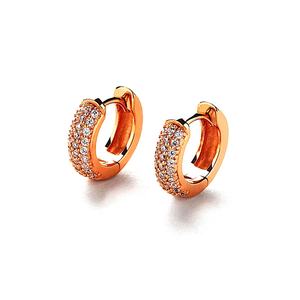 2025ใหม่คุณภาพสูง925เงินสเตอร์ลิง18K ทองโรเดียมประดับห่วงตกแต่งต่างหูแฟชั่นยอดนิยมสำหรับงานแต่งงาน - Product Image 5