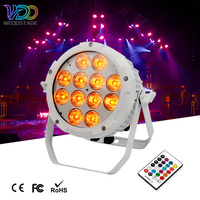 Luz LED DMX512 IP65 Resistente al Agua, 12x18W RGBWA+UV CRI90, con Batería, 16.7 Millones de Colores, 7/12 Canales DMX, para Fiestas, Bares, Bodas, Conciertos, Exteriores