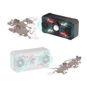 OMNI penangkap produk ultrasonik, dalam ruangan, ultrasonik, penolak hama, speaker ganda + lampu LED + Sensor gerak <span class=keywords><strong>PIR</strong></span> - Product Image 1