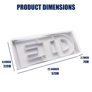 Caja de cartón rellenable con forma de letra para tabla de charcutería, bandeja de alimentos, Eid, Ramadán y peregrinación Hajj - Product Image 5
