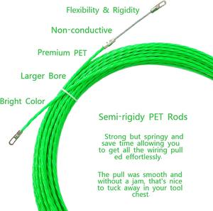 Penarik Kabel Listrik Grosir, Alat Penarik Kabel 25m Panjang 4mm Hijau POM, Alat Penarik Kawat, Fish Tape - Product Image 6