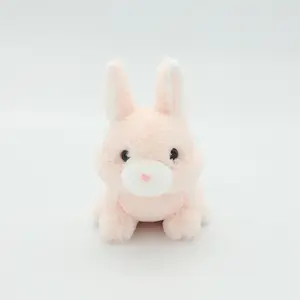 Fornitore personalizzato all'ingrosso peluche peluche per dormire simpatico coniglio morbido giocattolo sdraiato coniglietto giocattoli