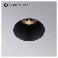 Spot encastré LED dimmable et orientable pour plafond, norme australienne, 2700K, sans cadre, avec découpe de 90 mm