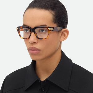 Lunettes de soleil rectangulaires classiques Bottega BV, monture en acétate, protection UV400, pour la mode, les trajets quotidiens et les activités de plein air, Veneta - Product Image 2