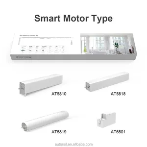 Google Home Alexa Tuya Control 5.2m Smart Curtain Kit Electric DIY Curtain Track For Home