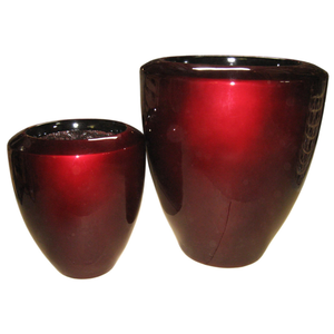 Pots de jardin en fibre de verre de haute qualité, légers, durables, écologiques, modernes, imperméables, pour l'extérieur/l'intérieur, lot de 2 pièces - Product Image 4