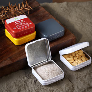 Scatola di caramelle a conchiglia scatola portatile di tabacco di canapa medicina losanghe da frutta scatola di ferro scatola di bocconcini di cioccolato bezoar pillola per sbornia - Product Image 2