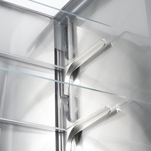 Réfrigérateur encastrable de 30 pouces avec congélateur inférieur, intérieur en acier inoxydable, armoire intégrée avec machine à glaçons, double installation - Product Image 4