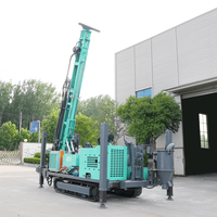 Foreuse à circulation inverse durable pour forage de puits profonds de 500 m, longueur de tige de forage de 1,5 m, 2 m, 3 m, 6 m, puissance moteur diesel 132 kW, personnalisable CE ISO