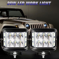 Barre de Travail LED Mini Tout-terrain 4" Combo Spot/Flood pour Voiture Camion Bateau SUV VTT Tracteur - Projecteur 36W - Nouvelle Condition