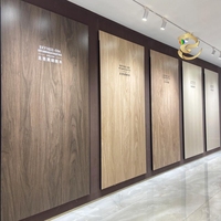 Panel de Pared Ranurado, Flexible, Impermeable y Resistente al Fuego, de PVC, Bambú y WPC, Personalizado en 3D, para Uso Doméstico y de Entretenimiento
