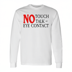 T-shirt à manches longues « Ne pas parler ni regarder en face » pour chien d'assistance - Product Image 2