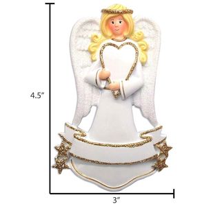 Résine personnalisée <span class=keywords><strong>Paradis</strong></span> Blonde Ange Amour Ornements de Noël Artisanat en résine Artisanat en résine - Product Image 2