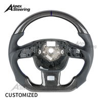 Volant en fibre de carbone LED pour Skoda Octavia RS, Skoda Yeti, Kodiak, Fabia RS