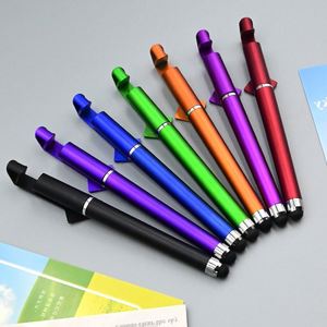 Support de téléphone portable multifonctionnel à écran tactile X615 avec logo personnalisé, impression de code QR, stylo à encre gel, prix d'usine, fabriqué en plastique - Product Image 2