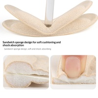 Coussinets de talon souples, résistants à l'abrasion, absorbant les chocs, auto-adhésifs, avec inserts en mousse de gel, adhérents partout, pour talons hauts