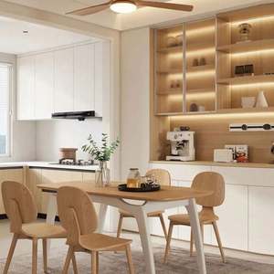 Meubles de maison en bois personnalisables, table à manger colorée, armoire de rangement, meuble TV pour salon et villas - Product Image 1