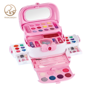 Gioca a casa bambino rosa principessa <span class=keywords><strong>trucco</strong></span> da te per le ragazze gioco per bambini cosmetici giocattolo in plastica Set completo <span class=keywords><strong>trucco</strong></span> per bambini - Product Image 1
