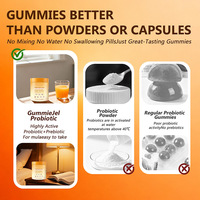 Gummies de Soutien Vaginal Triple Action avec Probiotiques, Prébiotiques et Acide Hyaluronique pour les Odeurs, l'Équilibre du pH et l'Hydratation - 60 Comprimés