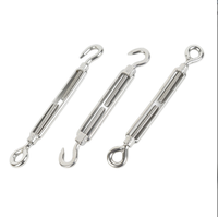 Vis de panier en acier inoxydable 304 316, accessoires de connexion pour câbles métalliques, crochets doubles pour voiliers, attaches pour fleurs