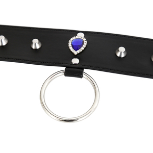 Toptan siyah deri erkek esaret dişli kilitleme duruş yaka yetişkin BDSM seks oyuncakları toplu - Product Image 3