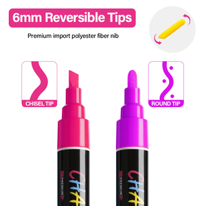 Bán buôn màu sắc sống động xóa được cửa sổ kính bút DIY sơn graffiti ướt/khô lau phấn đánh dấu Bảng Phấn lỏng bút - Product Image 6